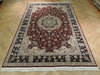 Load image into Gallery viewer, 5.11 x 9 Quality Handmade Wool and Silk Rug ELEGANT #PIX-15506