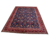 Load image into Gallery viewer, 8.1 x 11 Persian Tabriz Wool Rug BLUE #B-80838