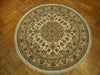 Load image into Gallery viewer, 8.2 x 8.2 Feet ROUND Wool and Silk Fine Hand-knotted Rug #PIX-20867