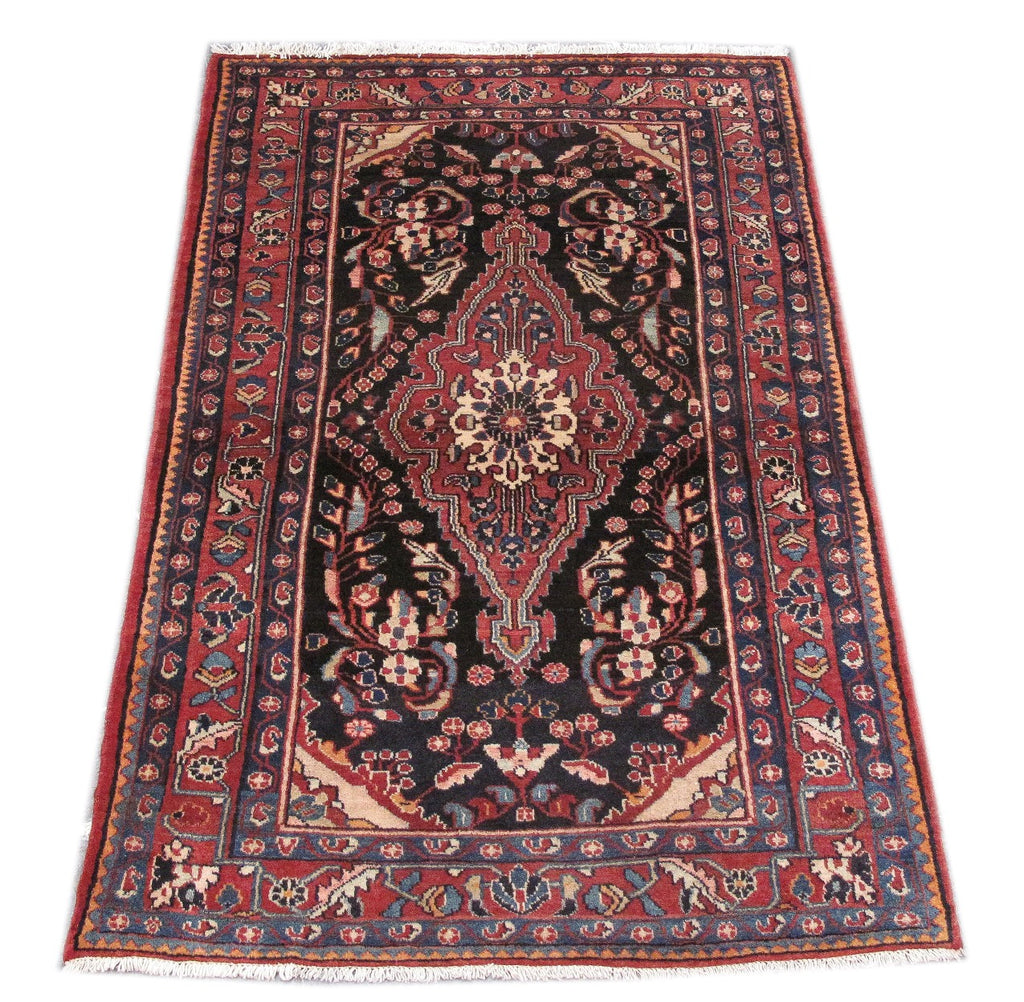 3.5 x 5.3 Persian Lilihan Rug Iran #PIX-82744