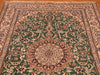 Load image into Gallery viewer, 5 x 8 Authentic Signed Persian Green Nain Rug Wool and Silk Handmade Iran-#PIX-4241