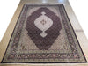 Load image into Gallery viewer, 6 x 9 Artisanal Persian Traditional Wool Silk Hamadan Carpet Rug 