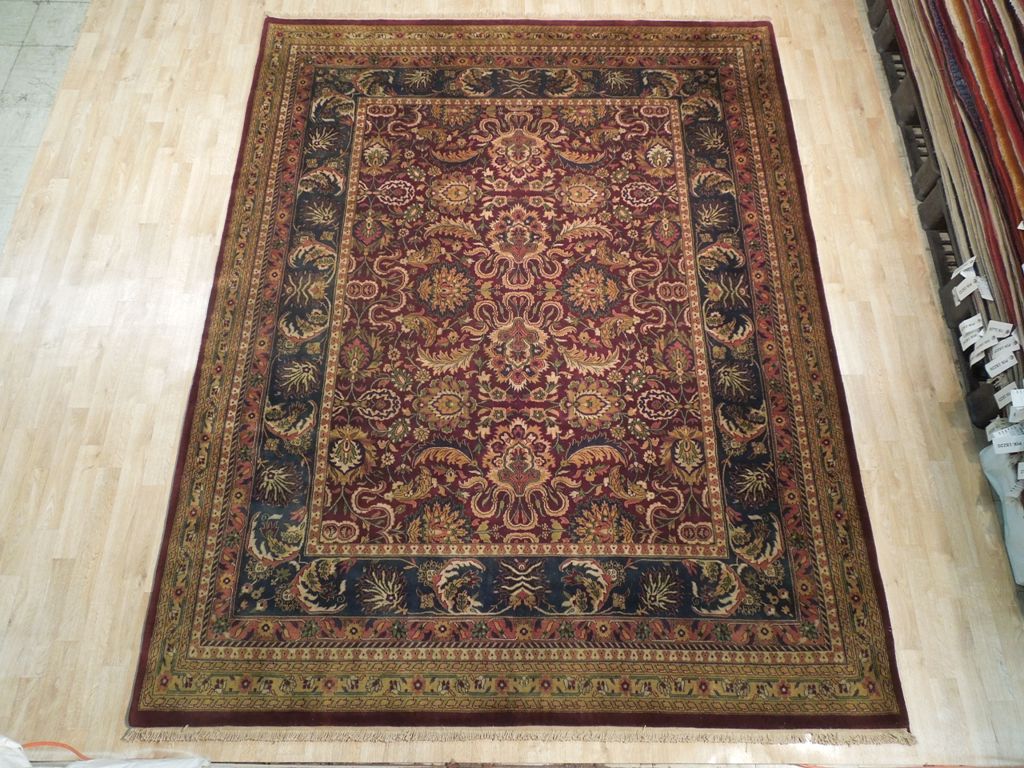 8 x 10 Quality Lustrous Dense Wool Jaipur Rug #PIX-18715