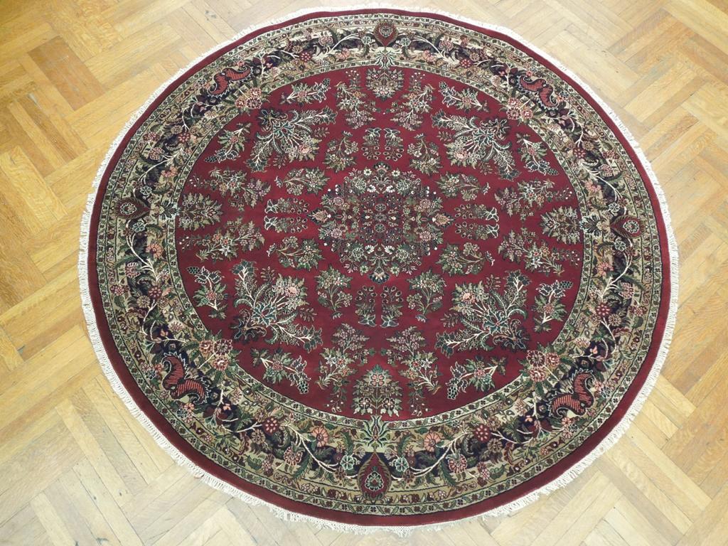 8 x 8 ROUND Jaipour Wool Rug  #PIX-20428