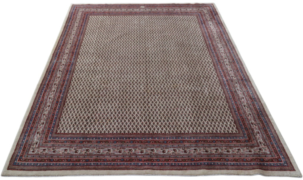 9 x 13 Artisanal Persian Traditional Wool Silk Hamadan Carpet Rug