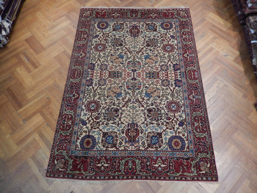 7 x 10 Persian Tabriz Wool Handmade Rug IRAN 1980's  #PIX-23089