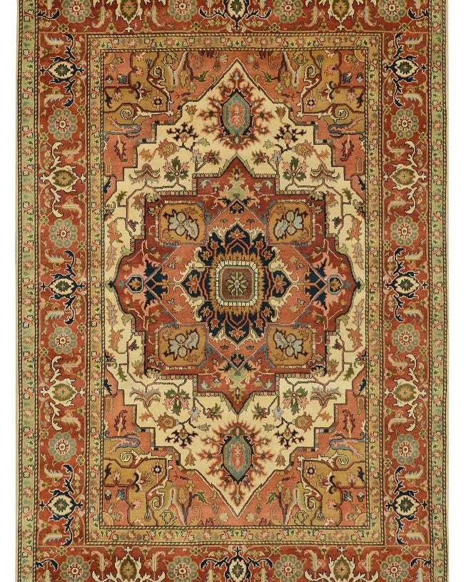 10 x 14 New Hand-Knotted Decorative Rug Serapi Heriz #B-79341