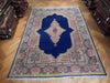 Load image into Gallery viewer, 8.2 x 11.4 Authentic Persian Kerman Rug Classic Royal Blue #PIX-23418