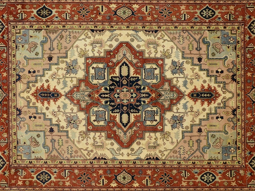 10 x 13.8 New Serapi Heriz Rug Quality Wool Hand-Knotted #B-78818