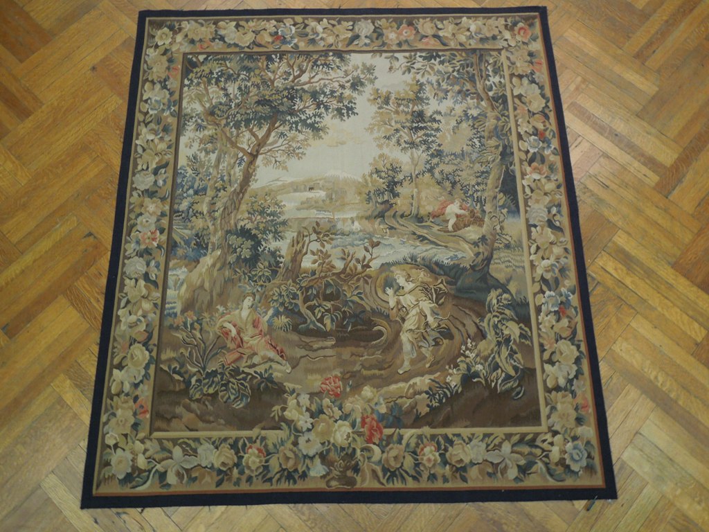 6 x 6.6 Premium Persian Traditional Woo Hamadan Rug 