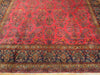 Load image into Gallery viewer, 12.9 x 21  Antique Authentic Persian Kashan Sarouk Rug 1930's Real Handmade Iran Mahagony #PIX-259