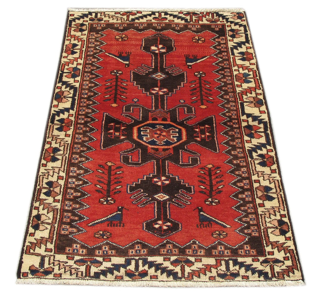 3.3 x 5 Persian Tribal Rug Birds Sale #PIX-82687