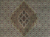 Load image into Gallery viewer, 7 Feet ROUND Wool and Silk Tabriz Mahi Hand-knotted Rug 6.8 x 6.8 #PIX-15784