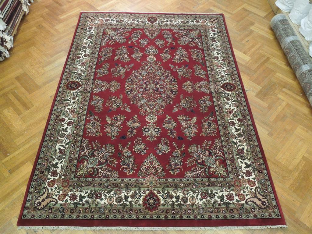 9 x 12.6 New Handmade Sarouk Rug #PIX-20607