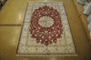 Load image into Gallery viewer, 6 x 9 Handmade Persian Authentic Iran Floral Elegant Area Rug #PIX-27607