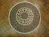 Load image into Gallery viewer, 7 x 7 feet ROUND fine weave Quality Wool and Silk Rug    #PIX-17191