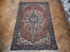 Load image into Gallery viewer, 7.4 x 11 Authentic Antique Persian Serapi Rug 1930's #PIX-22351
