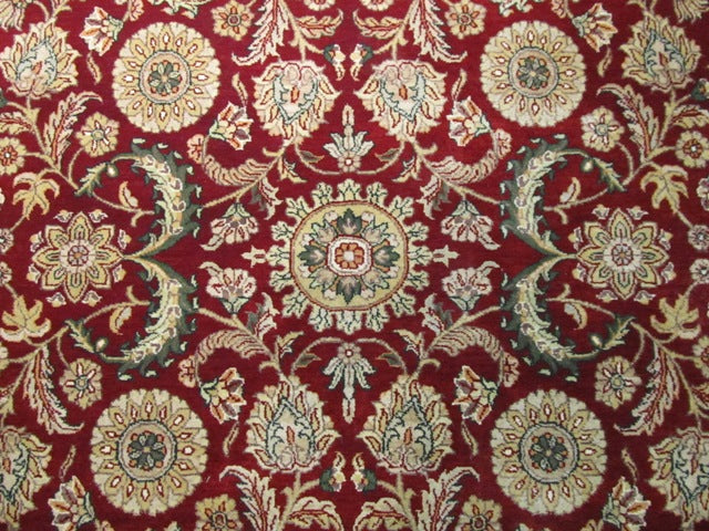 8 x 8 ROUND High Quality Wol and Silk handmade Rug  #PIX-15657