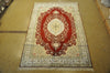 Load image into Gallery viewer, 6 x 9 Classic Traditional Hand-Knotted Silk Area Rug #PIX-27542