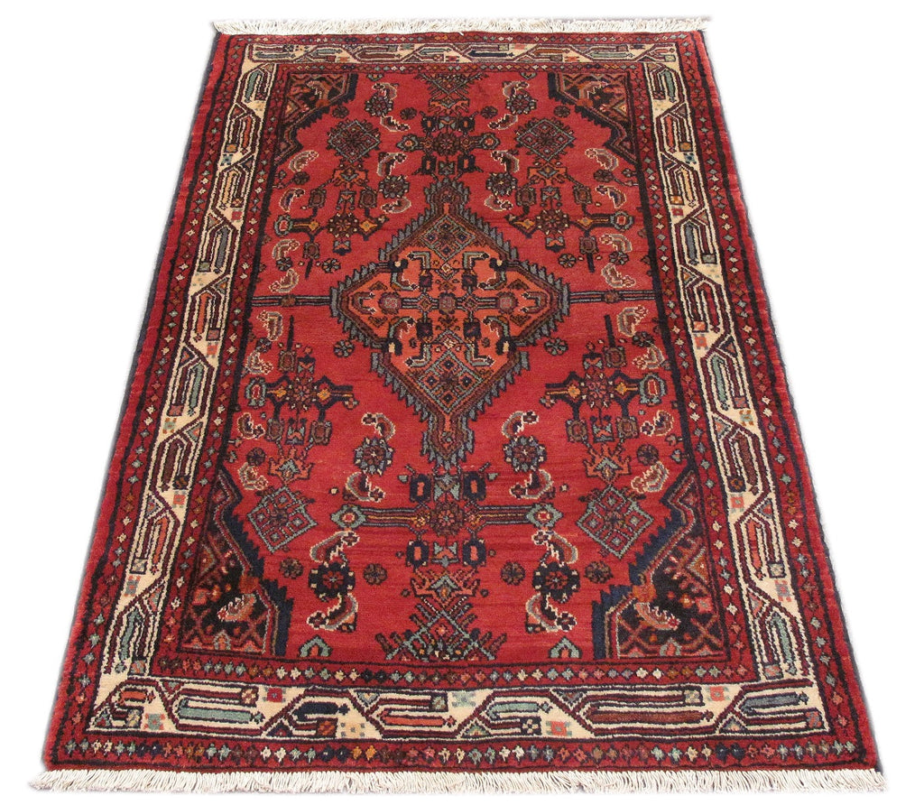 3.4 x 5 Persian Tribal Hamadan Rug #PIX-82674