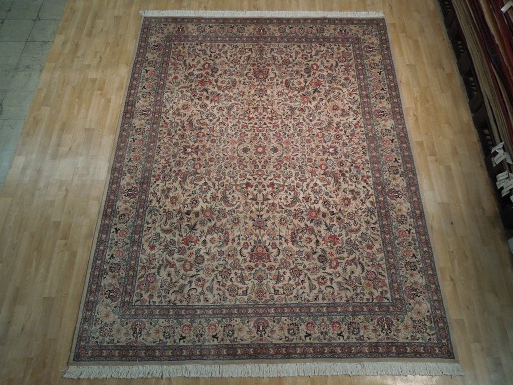 8 x 10.4 Hand-Knotted Wool Handmade Persian Pictorial Artistic Rug