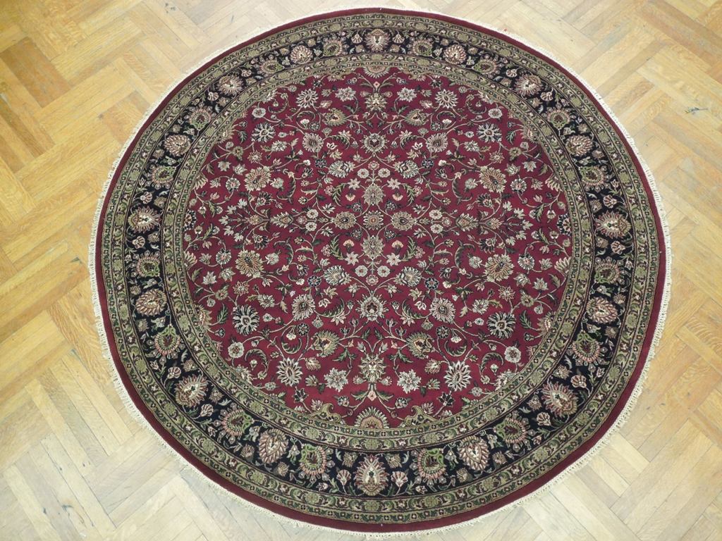 8 x 8 ROUND Quality HAndmade Rug  #PIX-20431
