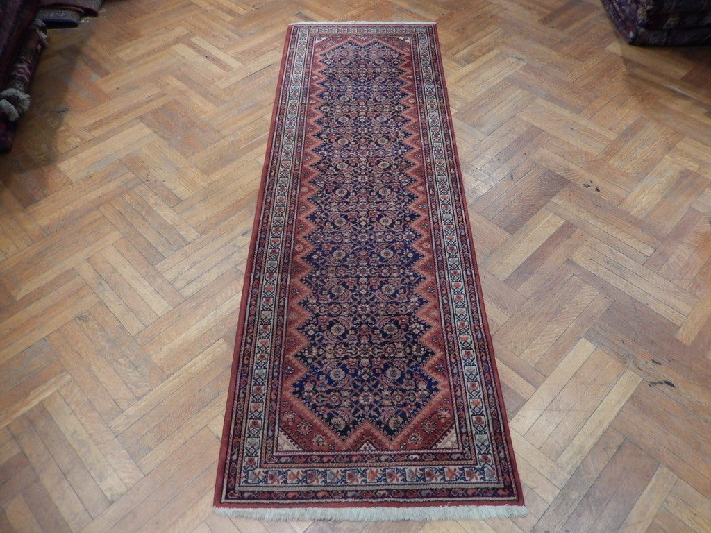 3 x 9.3 RUNNER Antique Persian Herati Tabriz #PIX-23282