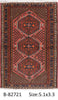 Load image into Gallery viewer, 3.2 x 5 Persian Hamadan Tribal Rug Pink Red #PIX-82721