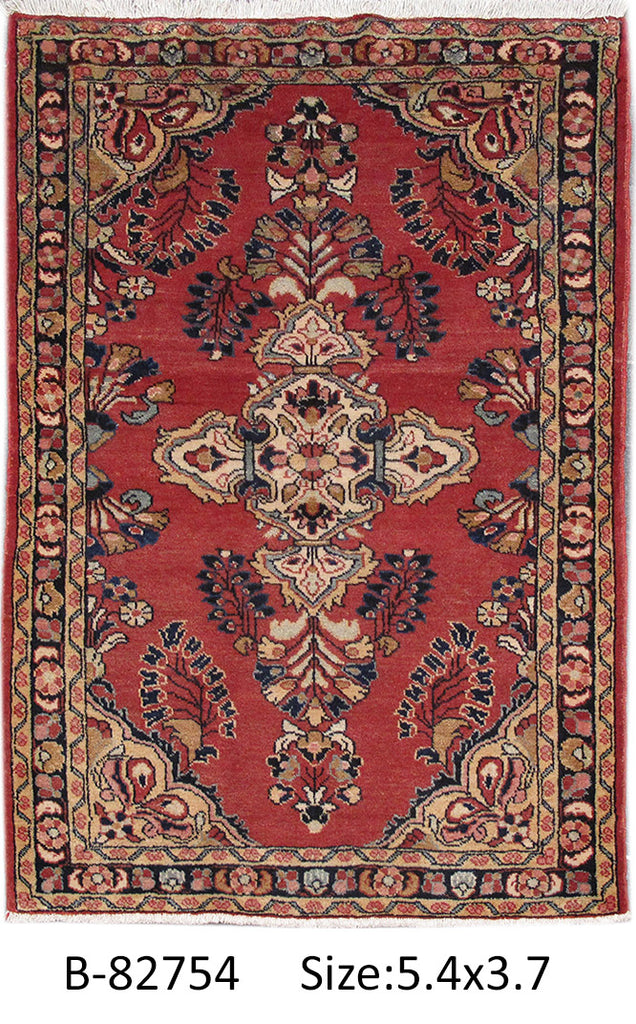 3.7 x 5.4 Persian Lilihan Rug #PIX-82754