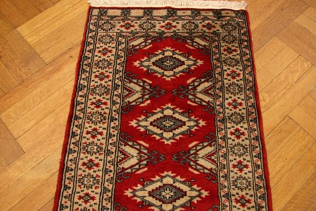 10' Feet Runner Handmade Jaldar Bokhara Rug #PIX-14454