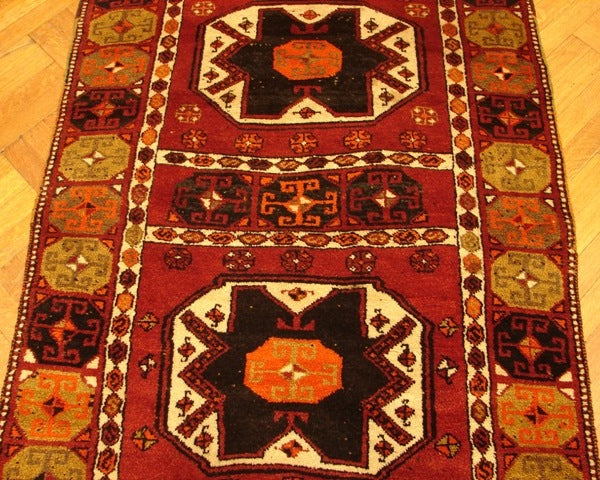 3.7 x 10 Persian Tribal Rug Geometric #PIX-15000