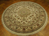 Load image into Gallery viewer, 8.2 x 8.2 Feet ROUND Wool and Silk Fine Hand-knotted Rug #PIX-20867