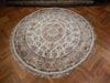 Load image into Gallery viewer, 7.0 x 7.0 Feet ROUND Bamboo Silk Handmade Rug #PIX-21087