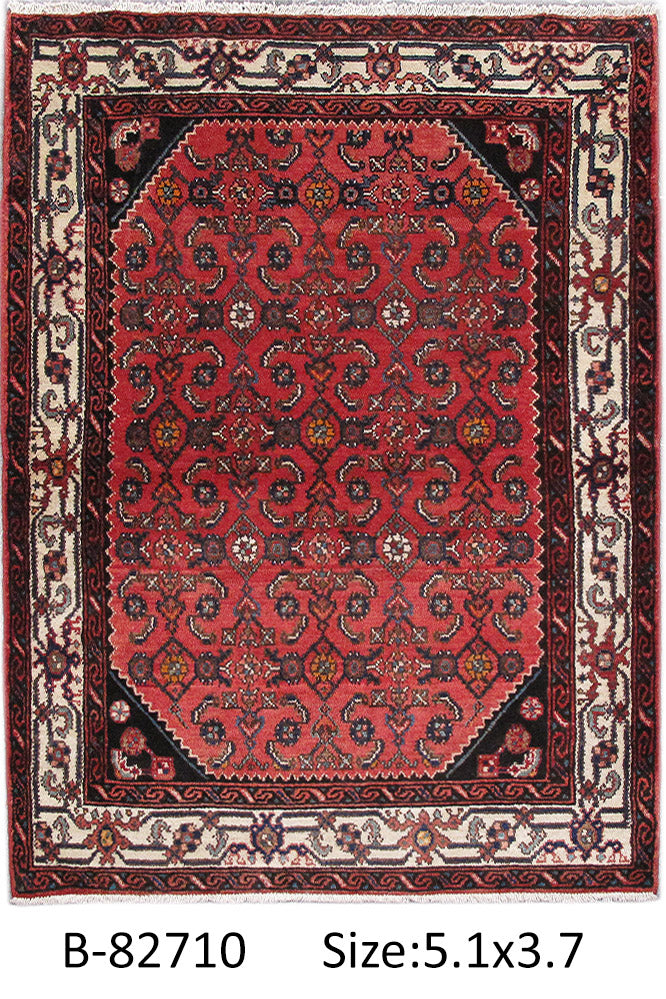 3.7 x 5 Iran Hamadan Rug #PIX-82710
