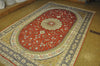 Load image into Gallery viewer, 6 x 9 Transitional Silk Handmade Rug #PIX-27593