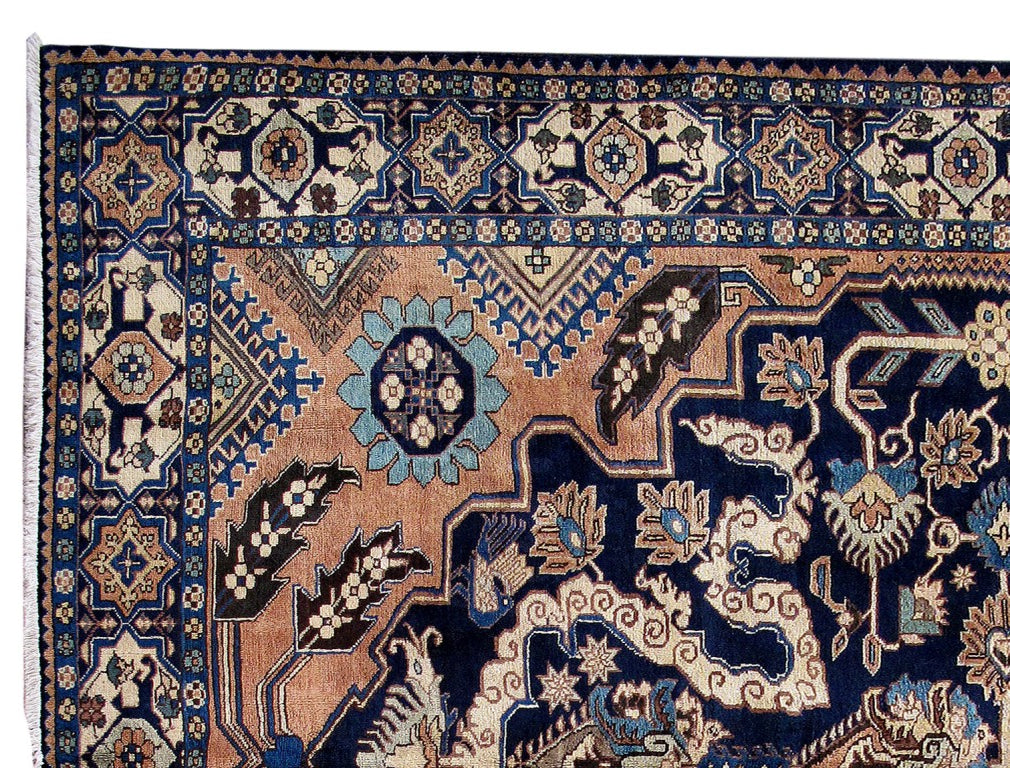 7.11 x 10.6 Genuine Persian Ardebil Tribal Quality Rug #B-80799