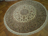 Load image into Gallery viewer, 7 x 7 feet ROUND fine weave Quality Wool and Silk Rug    #PIX-17191