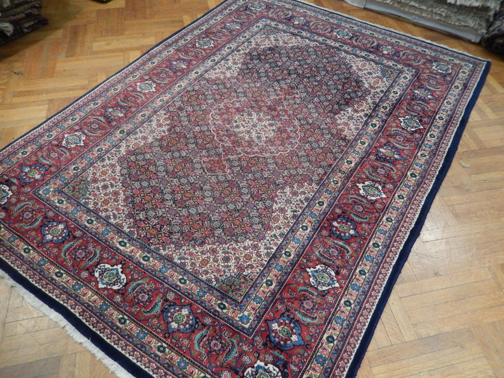 7 x 9.7 Genuine Persian Tabriz Wool Rug MAHI FISH #PIX-23121