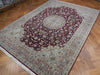 Load image into Gallery viewer, 8.2 x 11 Amazing High Quality Authentic Persian Tabriz Rug Wool and Silk Iran #PIX-21882