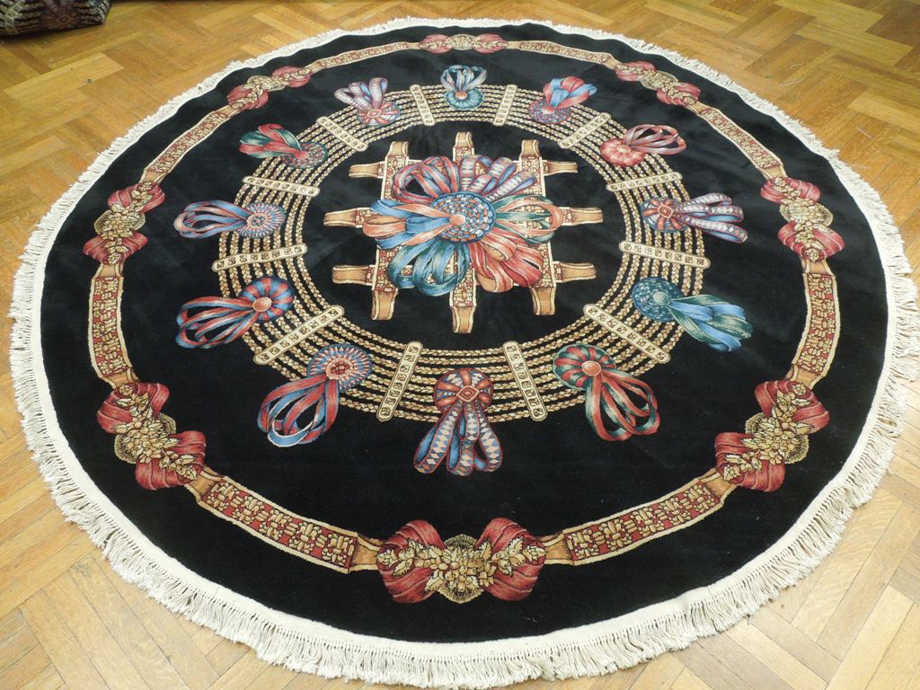 9 x 9 ROUND Handmade Rug  #PIX-20855