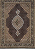 Load image into Gallery viewer, 5.6 x 8 Quality Wool and Silk Mahi Tabriz Herati Handmade Rug #B-70179