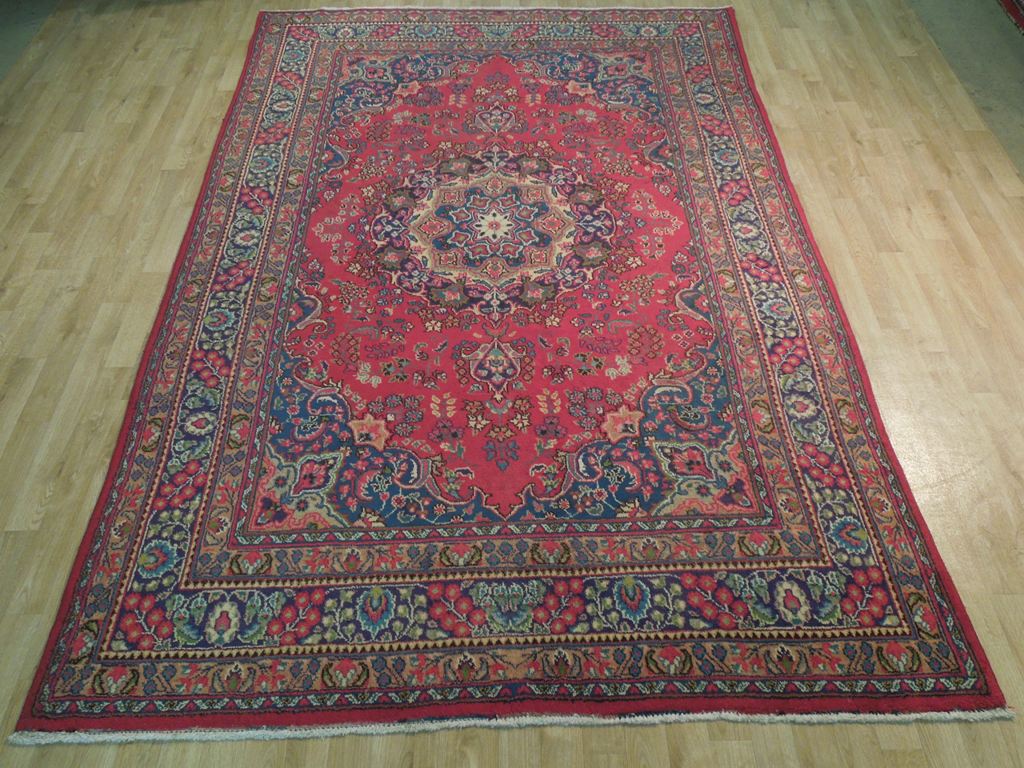 6.6 x 9.7 Persian Mashad Khorasan Rug #B-72806