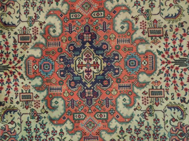 8.4 x 12.1 Genuine Persian Tabriz Wool Rug #PIX-16625