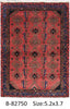 Load image into Gallery viewer, 3.7 x 5 Persian Hamadan Tribal Rug Pinkish Red #PIX-82750