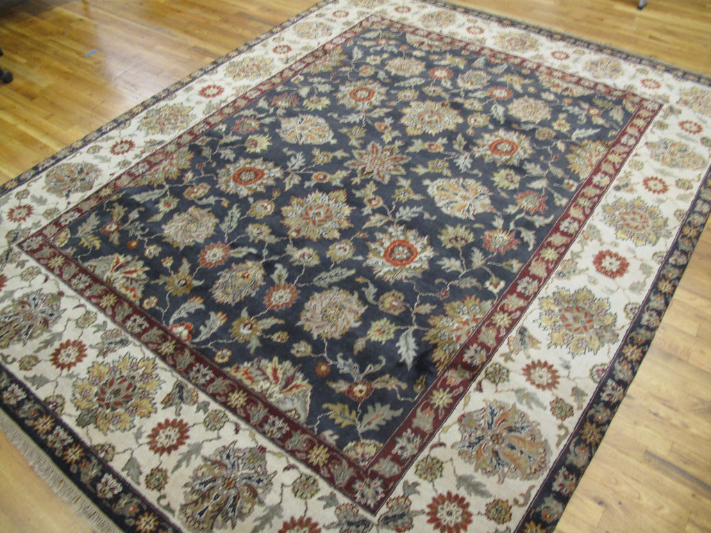 8 x 10.3 Quality Jaipur Rug Blue Black #PIX-26285