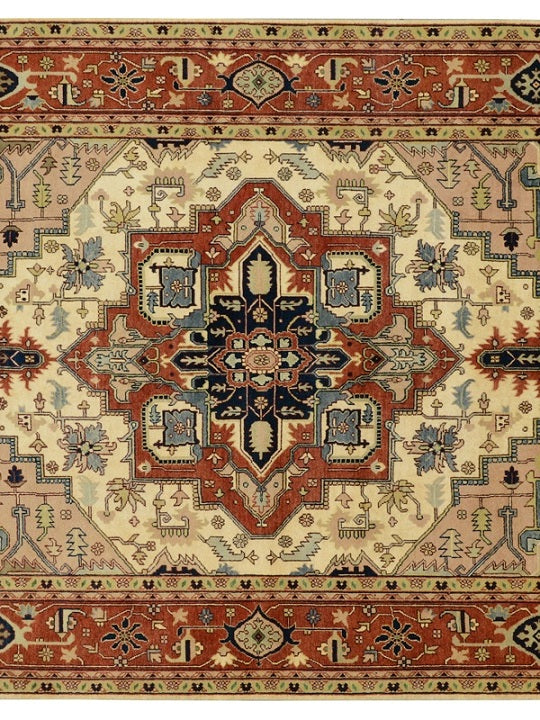 10 x 13.8 New Serapi Heriz Rug Quality Wool Hand-Knotted #B-78818
