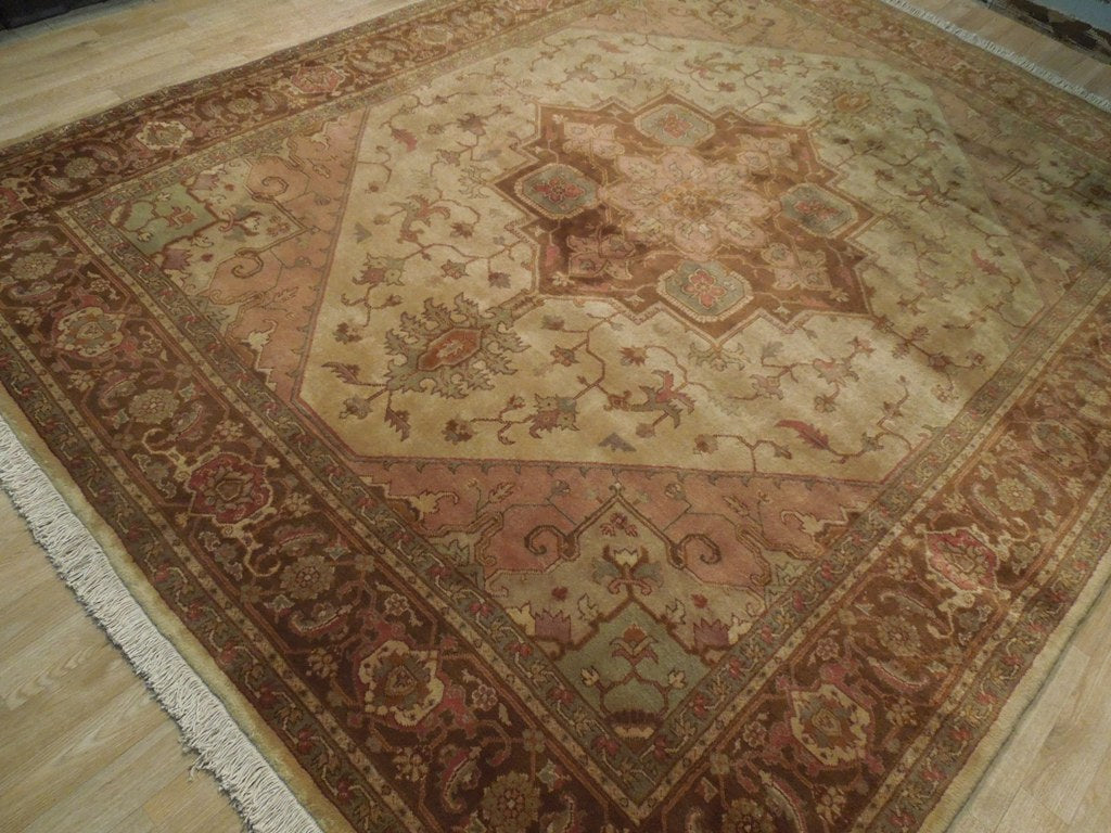 8.2 x 10.3 Authentic Persian Heriz Rug DENSE QUALITY #PIX-18193