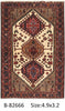Load image into Gallery viewer, 3.5 x 4.9 Persian Hamadan Rug Iran Tribal #PIX-82666