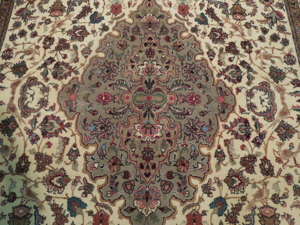 5.9 x 9 Fine Quality Persian Tabriz Rug Iran 400 Kpsi Inventory Clearnace Sale #PIX-18145