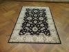 Load image into Gallery viewer, 4 x 6 Black Peshawar Chobi Rug Natural Wool #PIX-20198